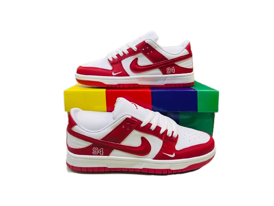 Red Storm Dunk Low Sneakers