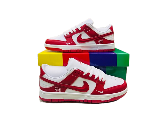 Red Storm Dunk Low Sneakers